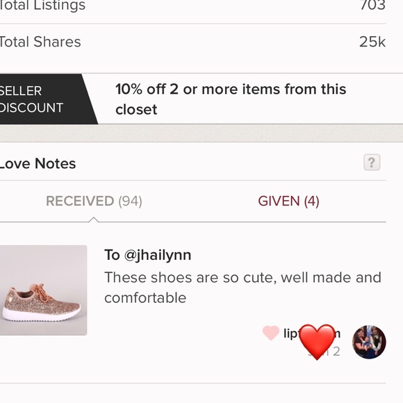 2x HP💫 ROSE GOLD Sparkle/Glitter Sneakers FIRM - Picture 7 of 8